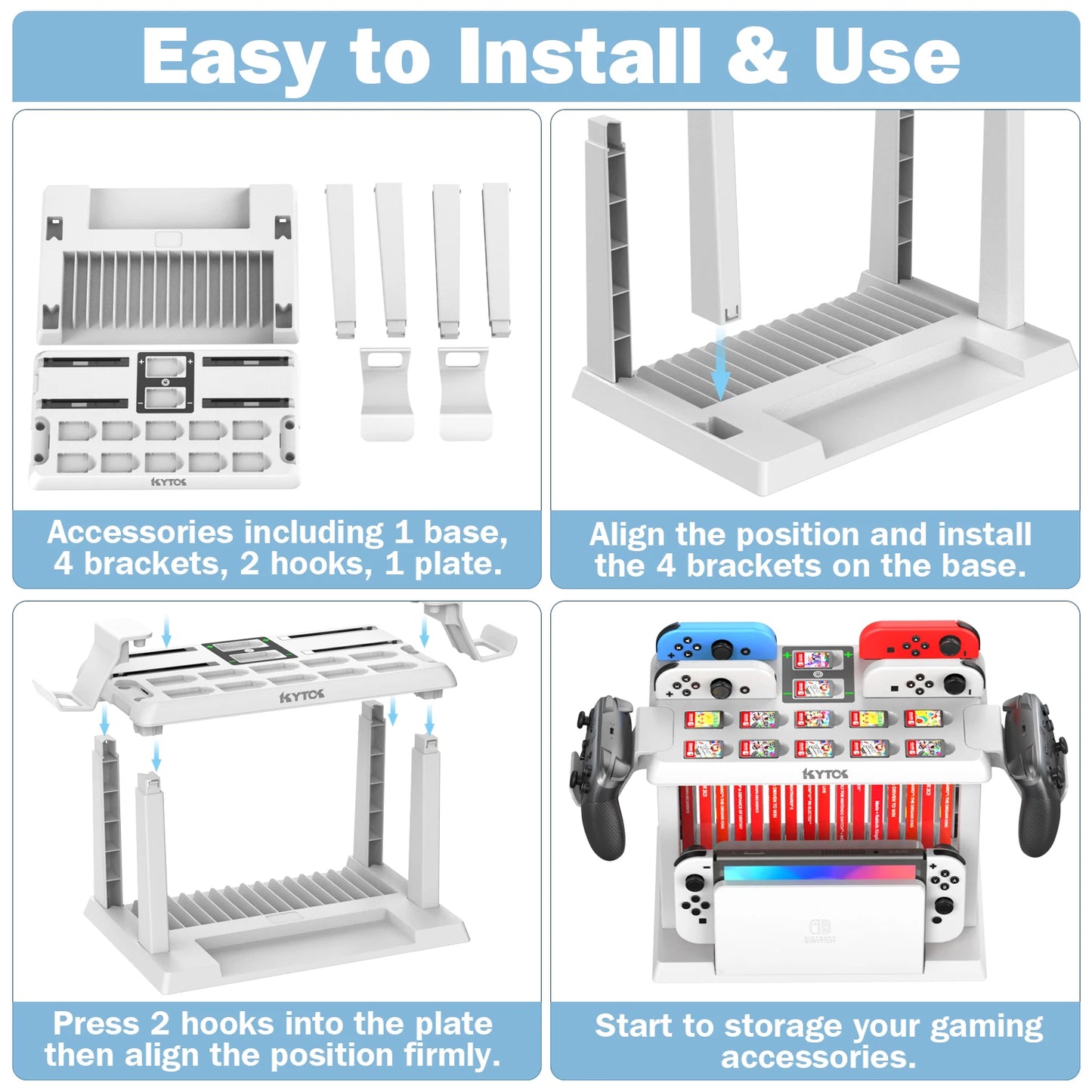Switch Game Storage & Charging Station