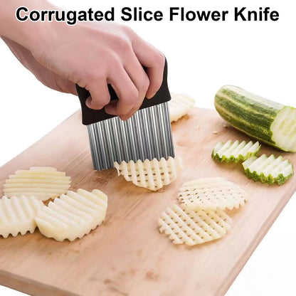 Stainless Steel Wavy Vegetable Slicer