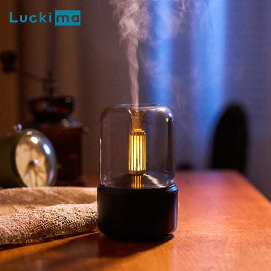 Essential Oil Aroma Diffuser with LED Night Light