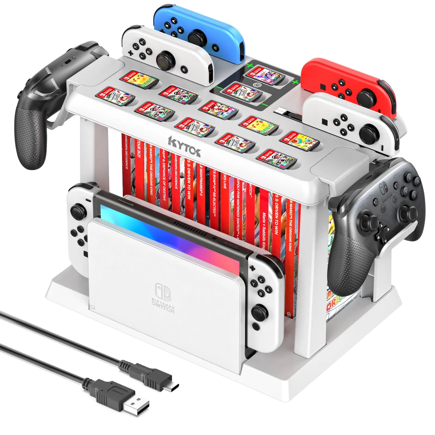 Switch Game Storage & Charging Station